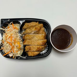 2759. Ориз със зеленчуци - Пиле пане - домашен чеснов сос