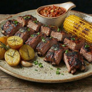 Гриловани свински ребра (550г)