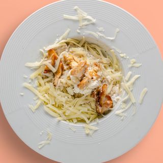 Ризото с пиле, гъби, рикота и пармезан 350гр 