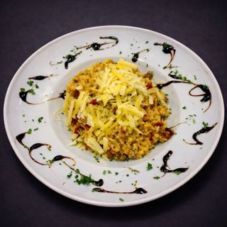 Ризото с телешко и сушени домати