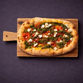 Фокача с домати и моцарела