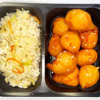 А/27-58-ориз с пиле в сладко кесел сос (600гр.)