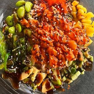 Покебол спайс сьомга