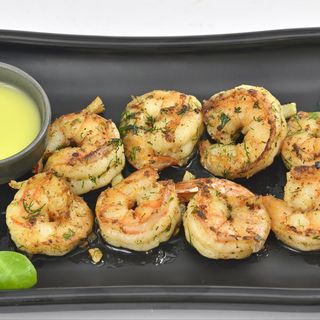 Скариди на тиган с копър и чесън (200г)