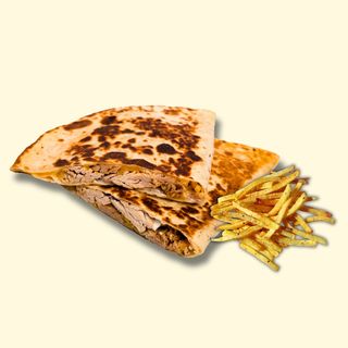 Комбо със свинска кесадия и картофки