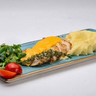 Пилешко филе на плоча