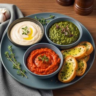 Трио домашни разядки с билкови кростини 200 гр. 