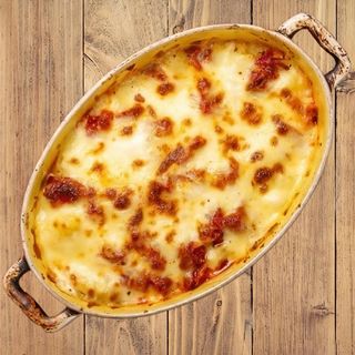 Запеканка с пеперони и сушени домати