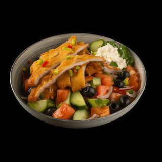 Салата с хрупкав шницел (350г)