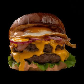 Raffy двоен бургер с яйце (350г)