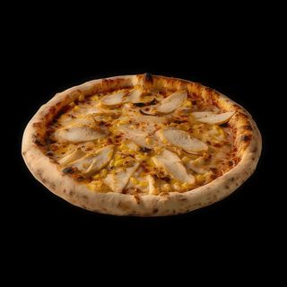 Пица чикенита с топено 
сирене и царевица  (500г)