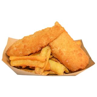 Хрупкава риба с картофки (300гр)