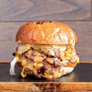 Veggie Joy Burger + Coca Cola