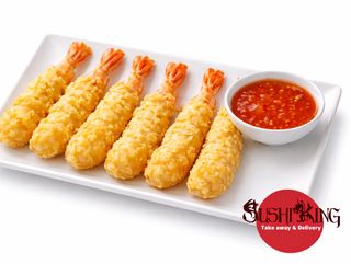 Хрупкава  Скариди в Темпура - 6 бр.