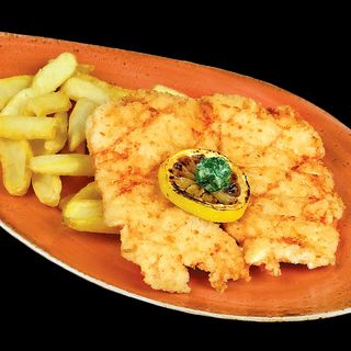 Шницел по Виенски от пилешко филе (350г)