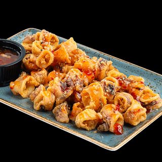 Хрупкави пикантни калмари (250г)