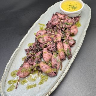 Калмари на плоча в масло и копър (250г)
