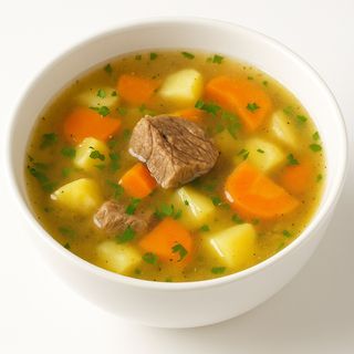 Телешко варено супа (350мл)