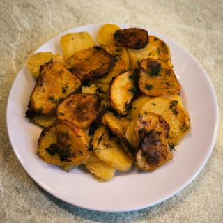 Картофи на фурна с копър