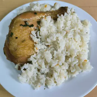 Пиле с ориз