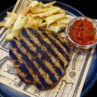 Плескавица с домашни картофи