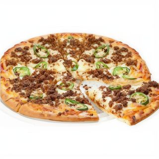 Пица Телешко с халапеньо (38 см)