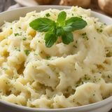 Домашни мачкани картофи с ароматни билки (250г)