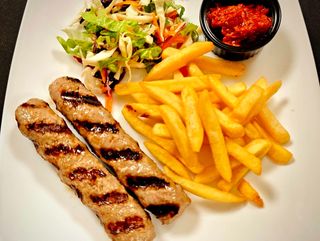 Кебапчета  по БДС с гарнитура (350гр.)