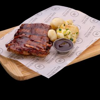 БАВНО ГОТВЕНИ ТЕЛЕШКИ РЕБРА С ПЕЧЕН КАРТОФ