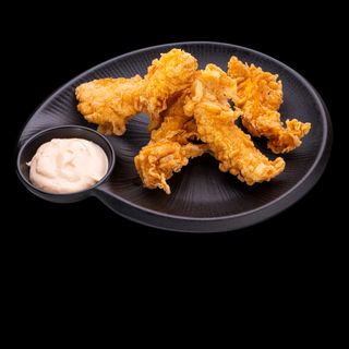 ХРУПКАВИ ПИЛЕШКИ СТРИПСОВЕ СЪС СПАЙСИ МАЙОНЕЗА