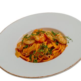 Пикантни талиатели със скариди (350г)