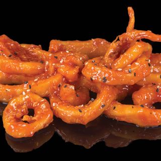 Калмари в сладко-кисел сос (250г)