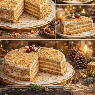 Френска селска торта с боровинки