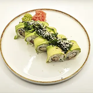 Nori Rolls с хрупкав октопод и салата Уакаме