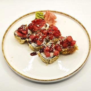 Темпура вулка с "тоогараши" тон