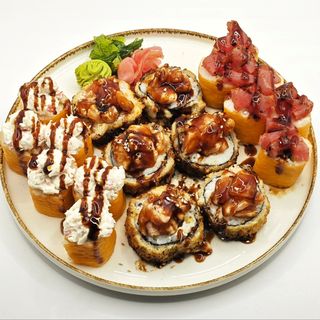 Вулкан суши комбо (18бр)