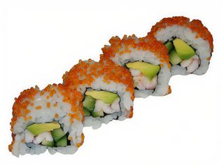 Калифорния скарида, авокадо и краставица - 4 бр