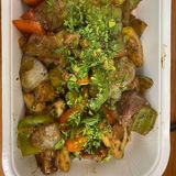 Димящ сач от телешки рибай блек ангъс и свинско бон филе 0,780 г. + 2 б