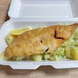 Панирана бяла риба (350г)