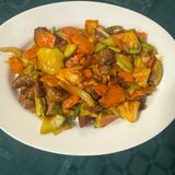 159.Патешко месо с ананас и зеленчуци (800г)