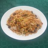 1755.Оризови спагети със телешко зеленчуци и яйца