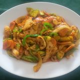 124.Пикантно пиле със зеленчуци (800г)