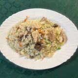 179.Пържен ориз с три вида месо (800г