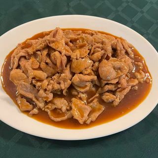 91.Пържено свинско месо от бут (500г)