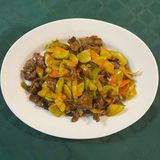 109.Телешко с къри и зеленчуци (800г)