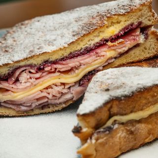 Sweet Cheesy Ham toast