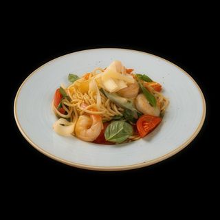 Спагети със скариди (300г)