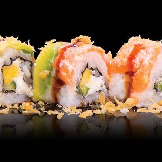 Калифорния хрупкава сьомга (4бр-80г)