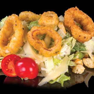 Салата Цезар с калмари  (350гр.)