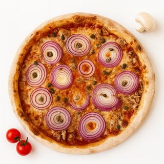 Пица с риба тон (500г)